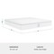Martha Stewart SleepComplete 12 Inch King Medium Firm Hybrid Pocket Spring and Foam Dual-Action Cooling Mattress CL-MODE1-12K-MS - alternate 15